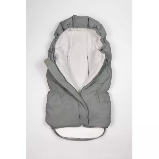 Silts ziemas guļammaiss Bamboom - Igloo Mini - MOSS GREY 351