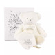 Doudou Dāvanu komplekts – Plīša lāčuks ar segiņu 30 cm, pelēks