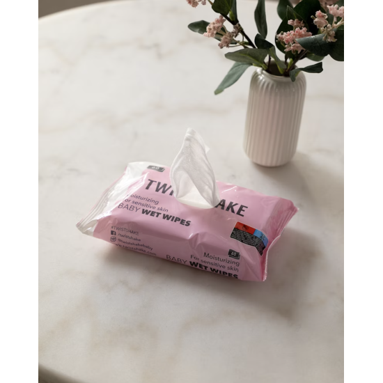 Twistshake 60x Baby Wet Wipes Mitras Salvetes Twistshake 60x Baby Wet Wipes Mitras Salvetes