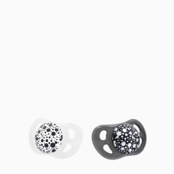 Twistshake 2x Pacifier Black White 0-6m Twistshake 2x Pacifier Black White 0-6m