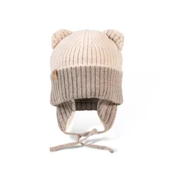 Fellhof Merino vilnas bērnu cepure FEUERKOGEL Gravel Fellhof Merino vilnas bērnu cepure FEUERKOGEL Gravel