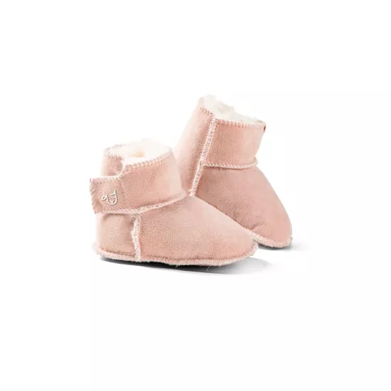 KUSCHL bērnu pīnītes no jēra vilnas Pink KUSCHL bērnu pīnītes no jēra vilnas Pink