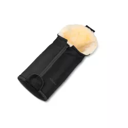Aitas vilnas guļammaiss ratiem Fellhof Gastein Lambskin Footmuff Black