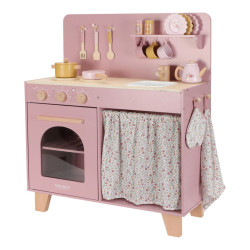 Little Dutch Wooden Play Kitchen with sound `Pink` FSC Little Dutch Wooden Play Kitchen with sound `Pink` FSC
