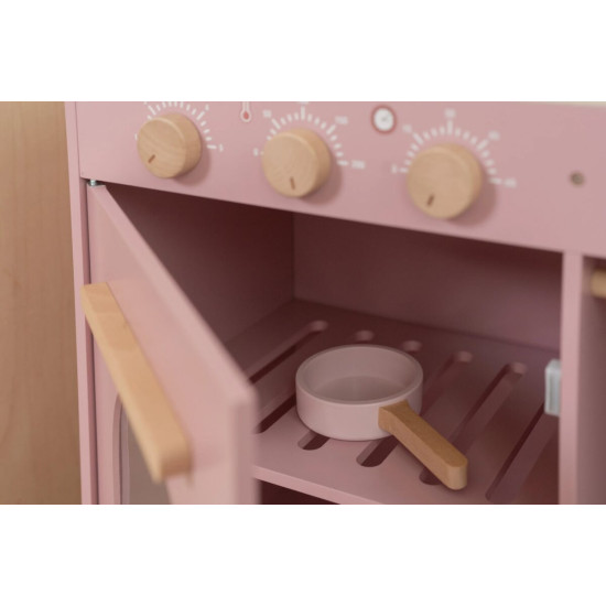 Little dutch Koka rotaļu virtuve ar skaņu `Pink` FSC Little dutch Koka rotaļu virtuve ar skaņu `Pink` FSC