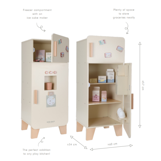 Little Dutch Koka ledusskapis FSC (Limited Edition) Little Dutch Koka ledusskapis FSC (Limited Edition)