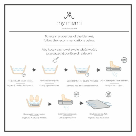 Silts pleds no 100% merino vilnas Cream Floral - Premium Kolekcija