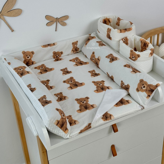 Pārtišanas matracis kumodei Nika, 67x72 cm Teddy Bears