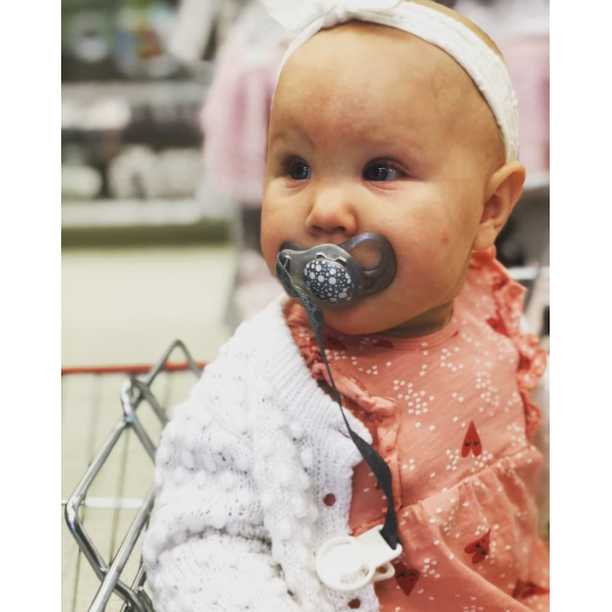 Twistshake knupīša turētājs Pacifier Clip Black