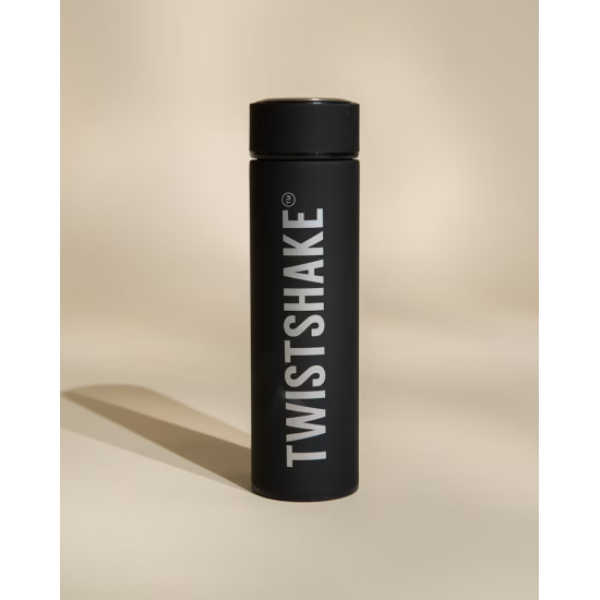Twistshake Nerūsējošā tērauda termoss Black