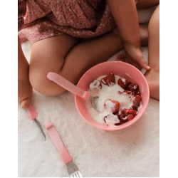 Twistshake bērnu bļodiņa Pastel Pink