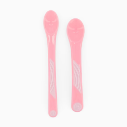 Twistshake Infant Feeding Spoon 2-pack Pastel Pink