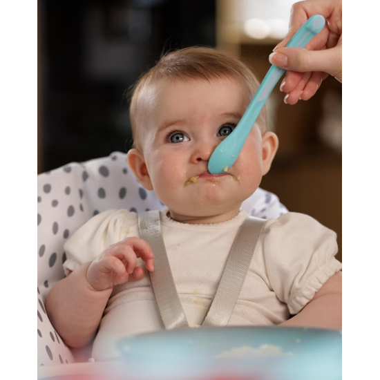 Twistshake bērnu barošanas karotītes 4m+, 2 gab., Pastel Blue