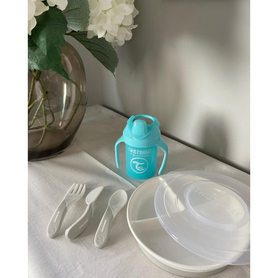 Twistshake Mācību Galda Piederumu Komplekts 6m+ Balts