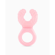 Twistshake Zobgrauznis Teether Cooler 3m+ Pastel Pink 3m+