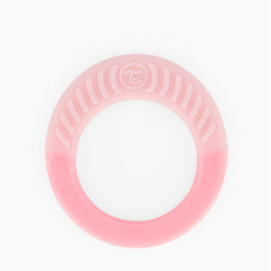 Twistshake Twistshake Teether 1m+ Pastel Pink