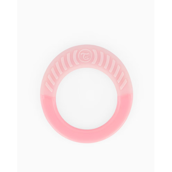 Twistshake Zobgrauznis Twistshake Teether 1m+ Pastel Pink