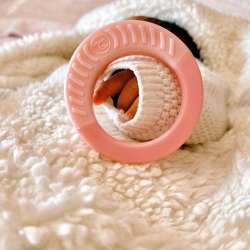 Twistshake Twistshake Teether 1m+ Pastel Pink