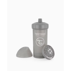 Twistshake Krūze Twistshake Kid Cup 12m+ 360ml Pastel Grey