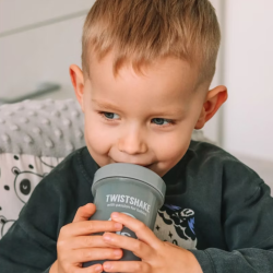 Twistshake Krūze Twistshake Kid Cup 12m+ 360ml Pastel Grey