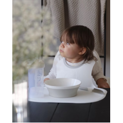 Twistshake Silikona Priekšautiņi Twistshake Infant Bibs 2-pack Grey/White