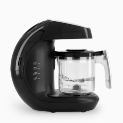 Twistshake 6-in-1 bērnu pārtikas pārstrādātājs Twistshake – melns