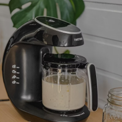 Twistshake 6-in-1 bērnu pārtikas pārstrādātājs Twistshake – melns