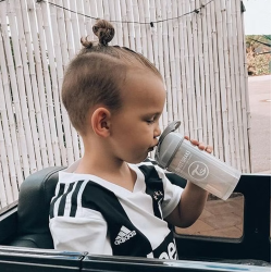 Twistshake Krūze Twistshake Straw Cup 6m+ 360ml Pastel Grey