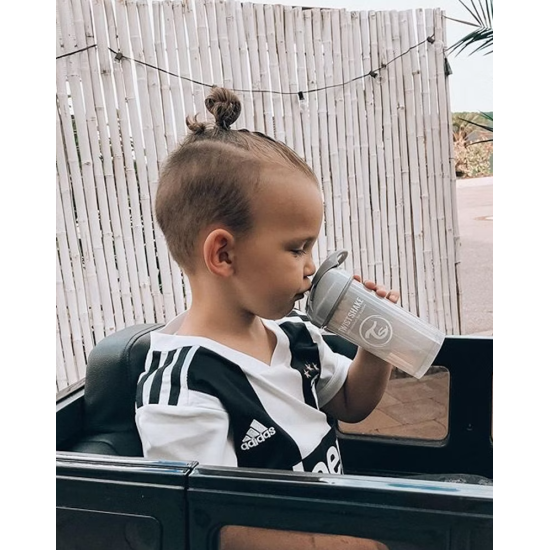 Twistshake Krūze Twistshake Straw Cup 6m+ 360ml Pastel Grey