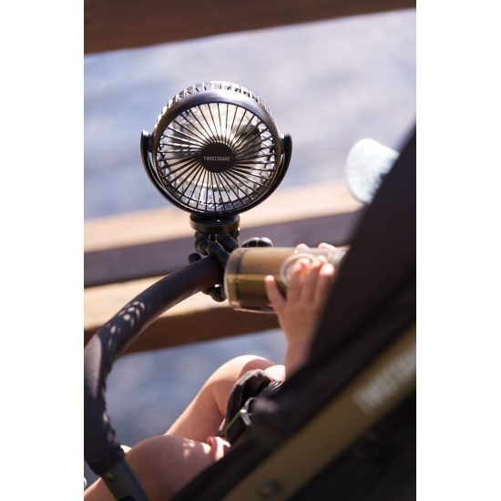 Twistshake 2-in-1 pārnēsājamais ventilators un Power Bank