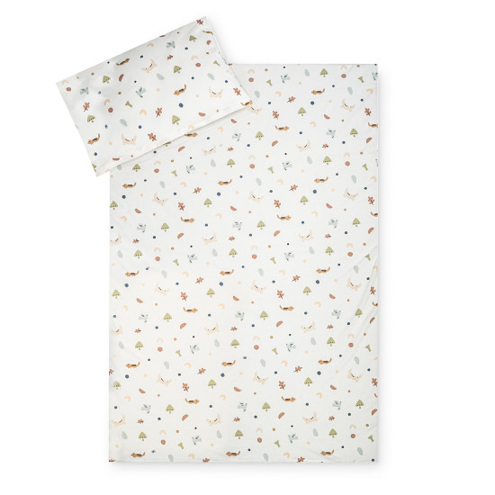 Gultas veļas komplekts JERSEY "Animals" 100x135 + 40x60 cm