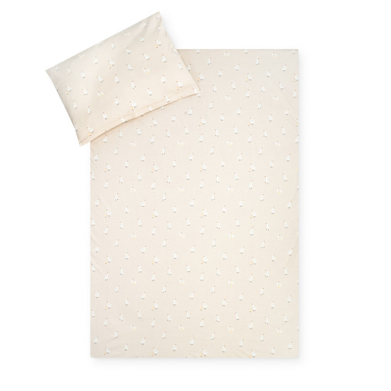 Gultas veļas komplekts JERSEY "Little Goose" 100x135 + 40x60 cm