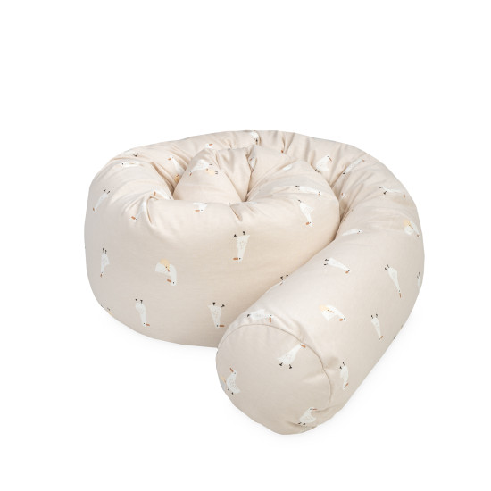 Bērnu gultiņā ielokāma apmale Jersey "Little Goose"