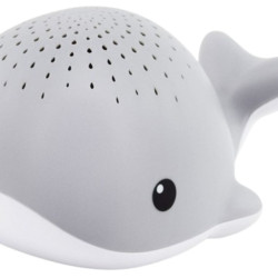 ZAZU Wally – Muzikālā nakts lampa un projektors Valis, pelēks