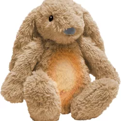 ZAZU RO – Muzikālā mīkstā rotaļlieta Zaķis, bēšs