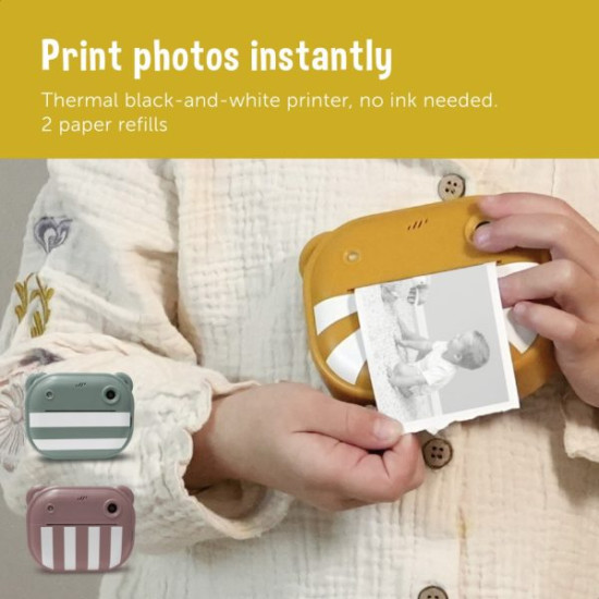 ZAZU Fun – Digitālā bērnu kamera ar tūlītēju izdruku