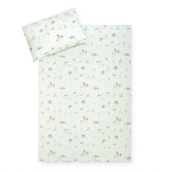 Gultas veļas komplekts JERSEY "Farm" 100x135 + 40x60 cm