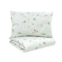 Bed Linen Set JERSEY "Farm" 100x135 + 40x60 cm