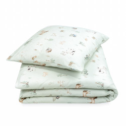 Bed linen set JERSEY "Farm"  80x80 + 35x40 cm