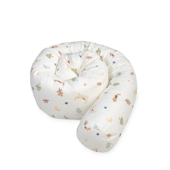 Bērnu gultiņā ielokāma apmale Jersey "Animals"