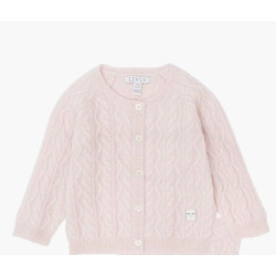 Livly Cashmere Cable Knit Cardigan 1-3m