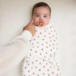 Mayco Baby Mini Panther Soft Pink Autiņš ietīšanai 0-3m