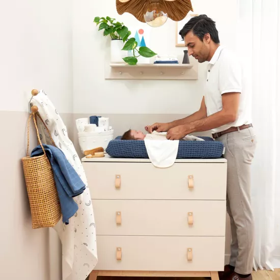 Mayco Baby Moon Indigo Autiņš ietīšanai 0-3m