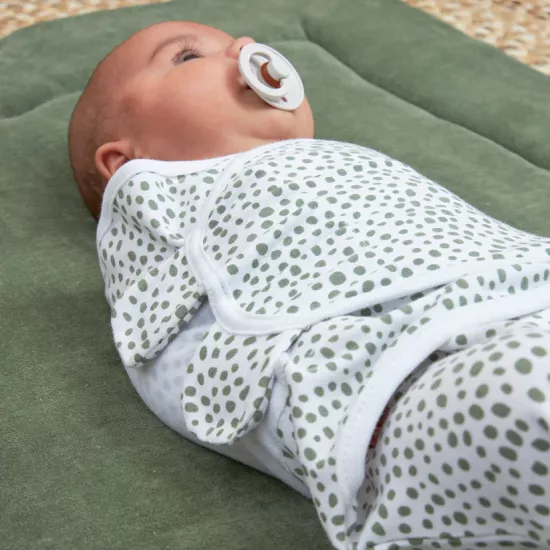 Mayco Baby Cheetah Forest Green Autiņš ietīšanai 2gab 0-3m