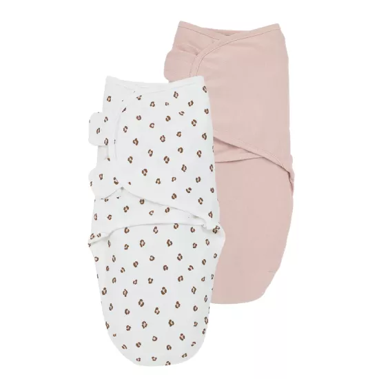 Mayco Baby Mini Panther Soft Pink Autiņš ietīšanai 2gab 0-3m