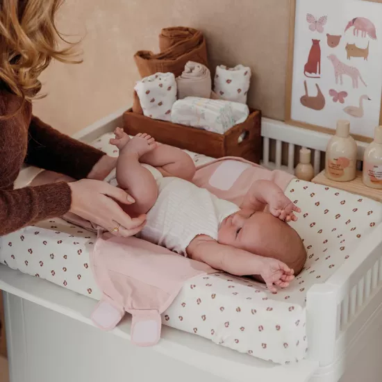 Mayco Baby Mini Panther Soft Pink Autiņš ietīšanai 2gab 0-3m