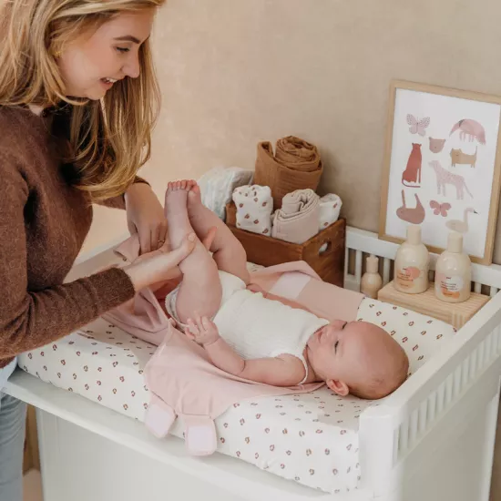 Mayco Baby Mini Panther Soft Pink Autiņš ietīšanai 2gab 0-3m