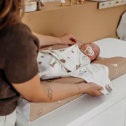 Mayco Baby Forest Animals Sand Autiņš ietīšanai 2gab 0-3m