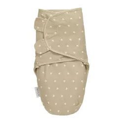 Пеленка-кокон Meyco Sweet Heart Sand/Soft Sand 0-3m