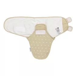 Пеленка-кокон Meyco Sweet Heart Sand/Soft Sand 0-3m